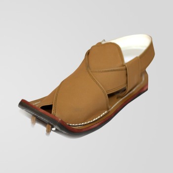 Mustard Stitched Style Peshawari Sandal